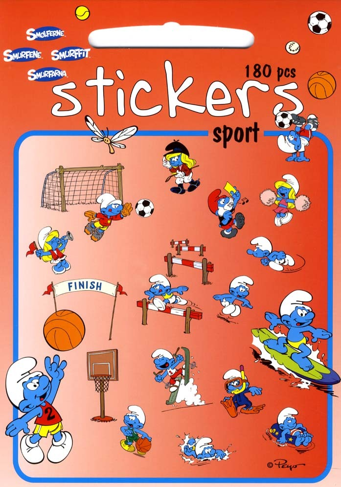 Smurfarna - Stickers : Sport
