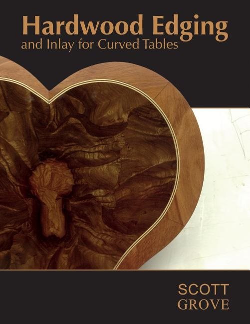 Hardwood edging & inlay for curved tables