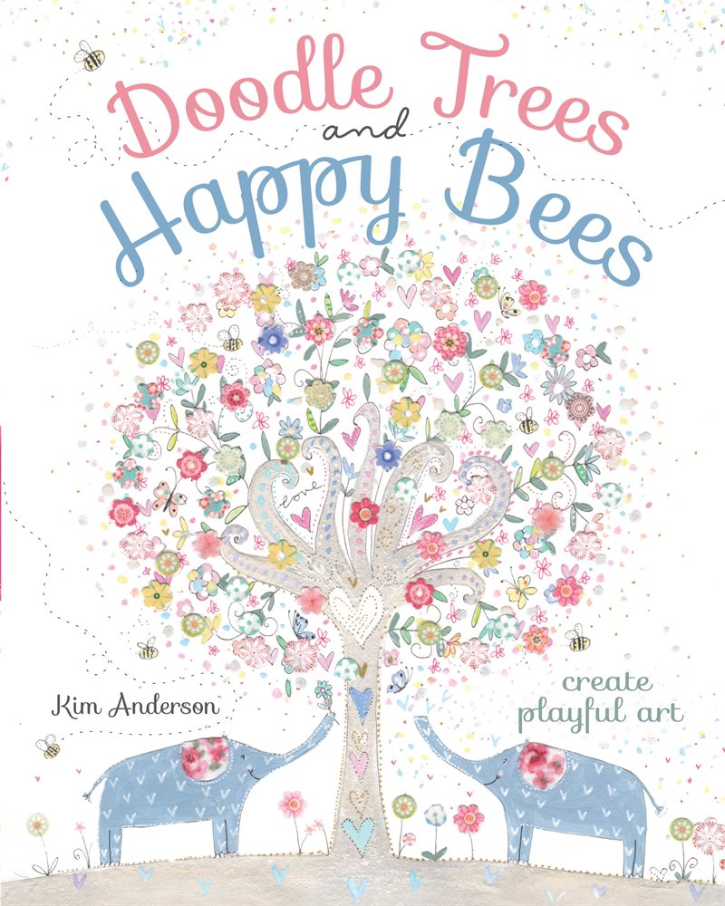 Doodle trees and happy bees - create playful art