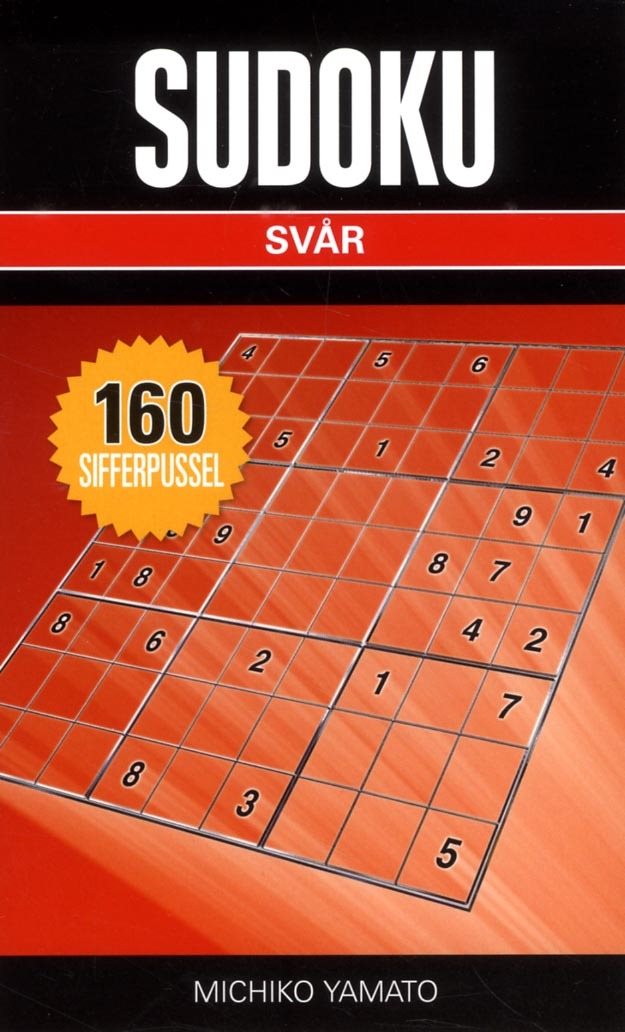 Sudoku Svår Svart