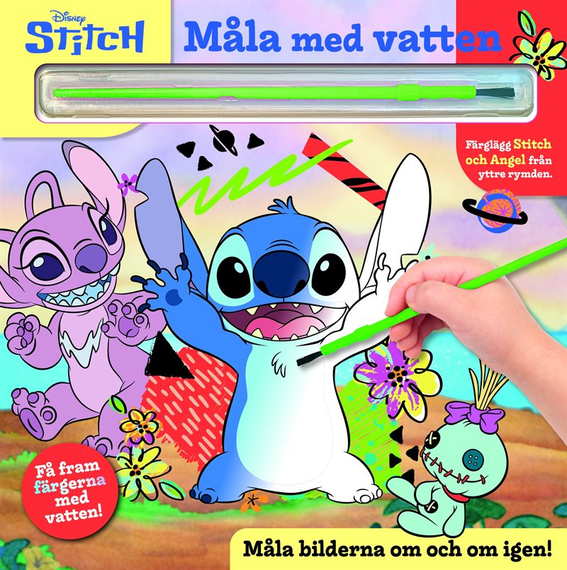 Måla med vatten. Disney Stitch