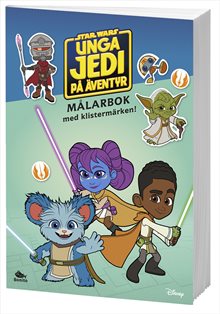Unga Jedi på äventyr – målarbok med klistermärken